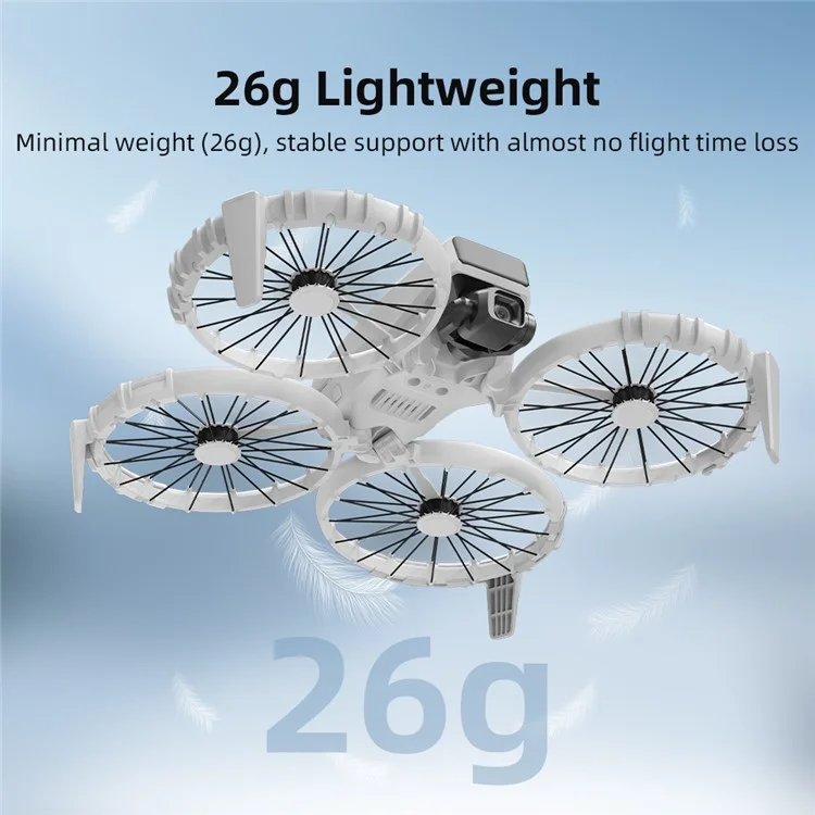 BRDRC 4Pcs For DJI Flip Propeller Protector Guard TPU Shock Absorption Blade Isolation Rings