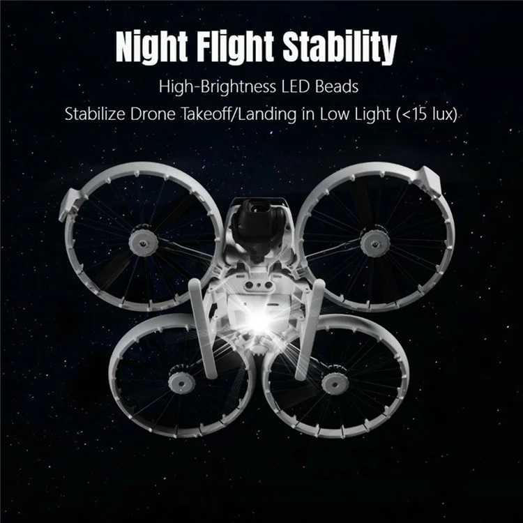 STARTRC 12200088 For DJI Flip Landing Gear with Night Light RC Drone Stand Accessory
