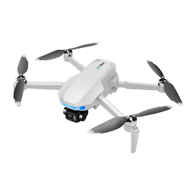S-X1 Aerial Photography GPS Drone 3-Axis Gimbal Brushless Quadcopter, Single Battery - White