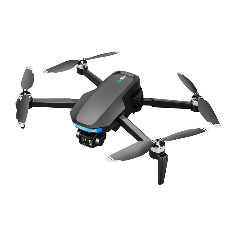 S-X1 Aerial Photography GPS Drone 3-Axis Gimbal Brushless Quadcopter, Dual Battery - Black