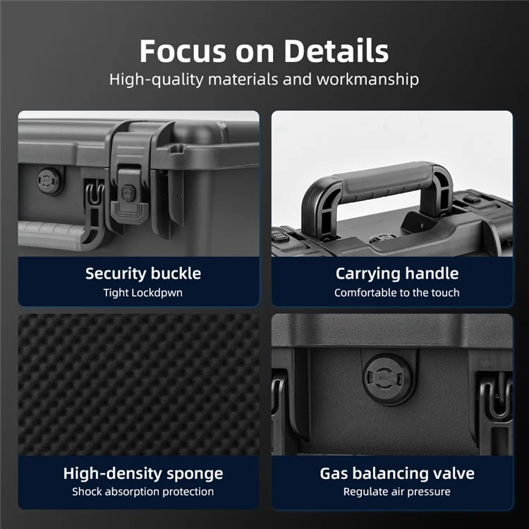 BRDRC for DJI Mavic 4 Pro Case Waterproof IP67 Dustproof Storage Bag Drone Accessories