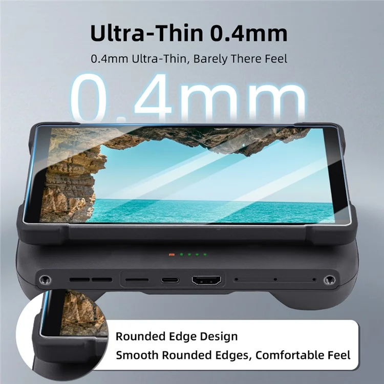 2 Unidades Protector de Pantalla de Cristal Templado Ultrafino para Mando a Distancia DJI RC Pro 2 con Pantalla