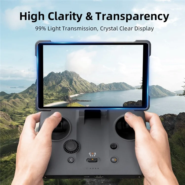 2 Unidades Protector de Pantalla de Cristal Templado Ultrafino para Mando a Distancia DJI RC Pro 2 con Pantalla