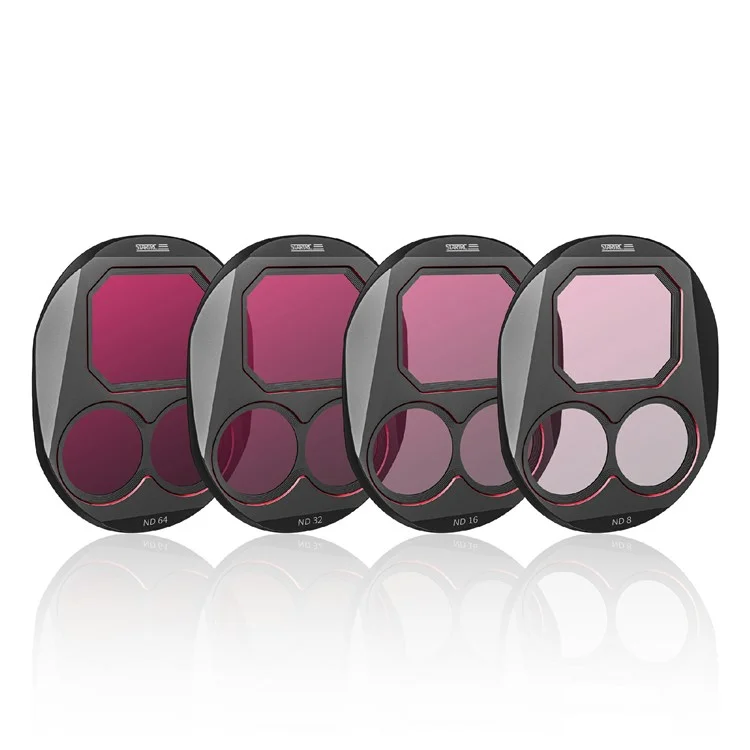 STARTRC 12020053 For DJI Mavic 4 Pro ND Filter Set ND8 / ND16 / ND32 / ND64 Optical Glass Lens Filters