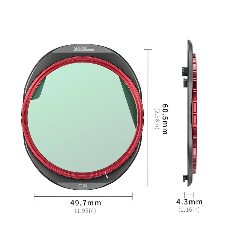 STARTRC 12020055 Filtro polarizador CPL para cámara de dron DJI Mavic 4 Pro - Accesorio para objetivo