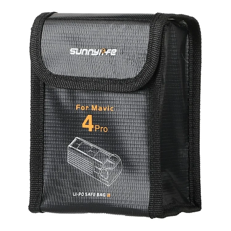 SUNNYLIFE M4P-DC010 For DJI Mavic 4 Pro Battery Safety Bag Explosion-Proof Pouch for 2 Batteries
