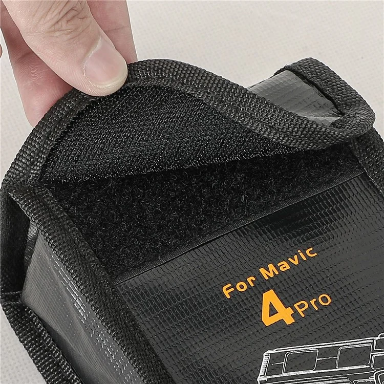 SUNNYLIFE M4P-DC09 For DJI Mavic 4 Pro Battery Safety Bag Explosion-Proof Pouch for Single Battery