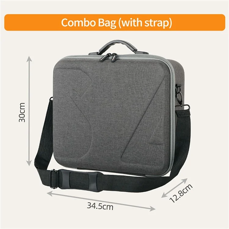 SUNNYLIFE M4P-B08 Drone Carrying Case for DJI Mavic 4 Pro / RC Pro 2 / RC 2 Remote Controller Portable Storage Bag
