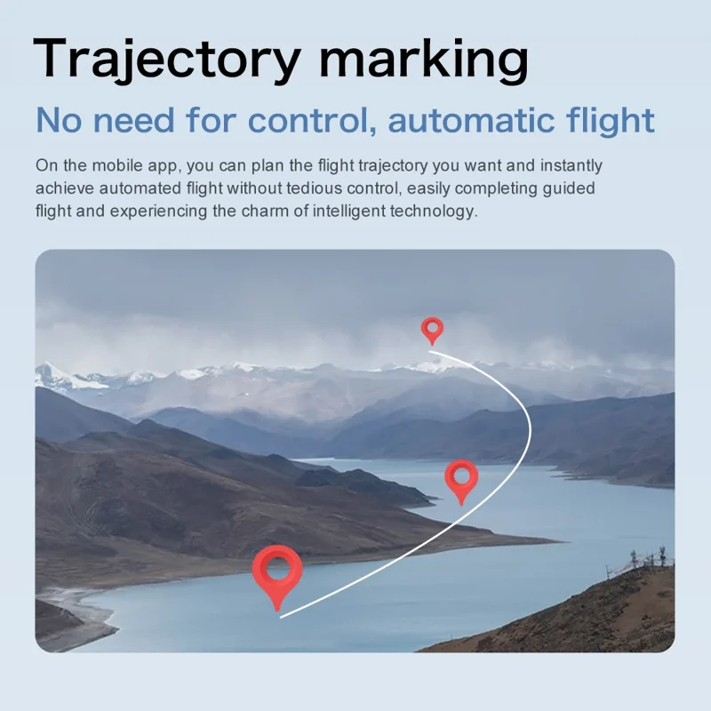 GT8 480P WiFi FPV Brushless Obstacle Avoidance Drone with Battery Display LCD Screen, Single Battery
