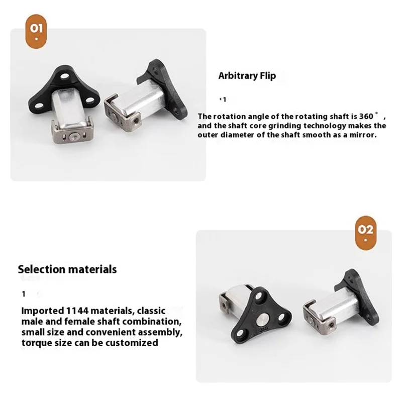 D2228 Per DJI Mini 4 Pro / 3 Pro Braccio anteriore Albero di smorzamento Pezzo di ricambio Drone RC Gimbal Asse Motore Braccio Articolazione