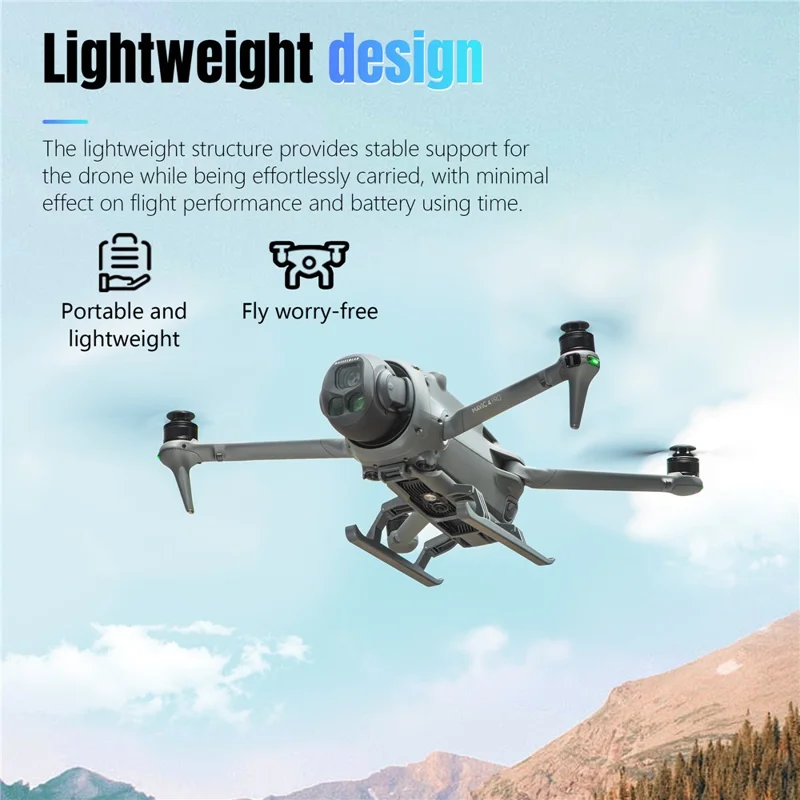 STARTRC 12020018 For DJI Mavic 4 Pro Landing Gear Sled Style Foldable Heightening Stand
