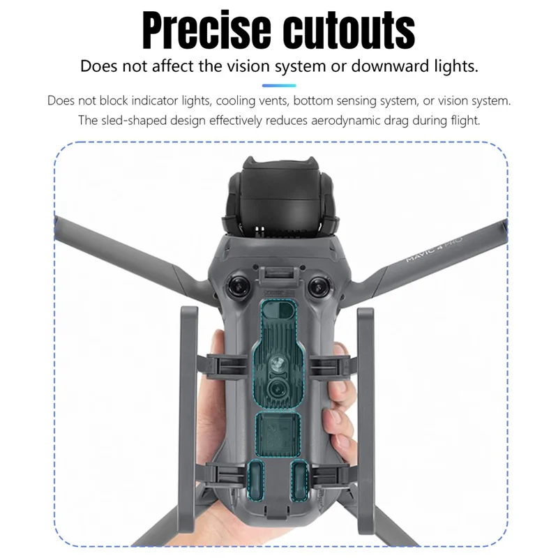STARTRC 12020018 For DJI Mavic 4 Pro Landing Gear Sled Style Foldable Heightening Stand