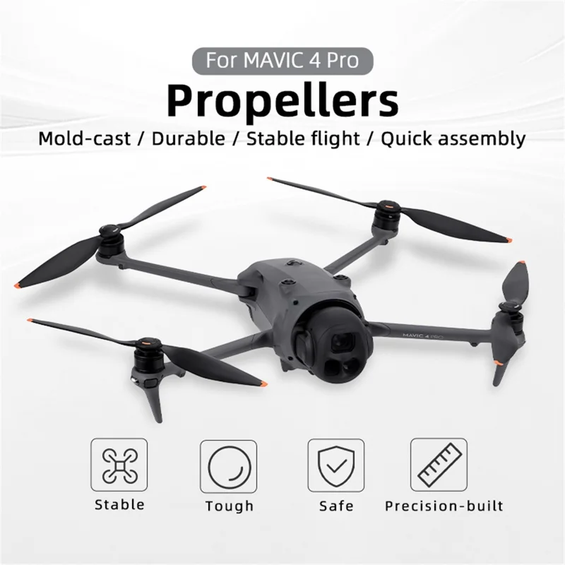 BRDRC 2Pairs Propellers for DJI Mavic 4 Pro Lightweight Propellers RC Drone Replacement Parts