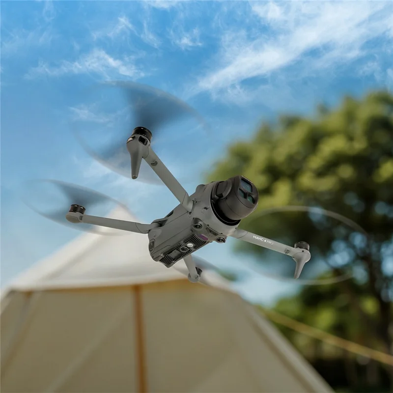 SUNNYLIFE 1158F-1 For DJI Mavic 4 Pro Drone 1 Pair Propellers Quick Release Low Noise Replacement Propellers - Silver Tip