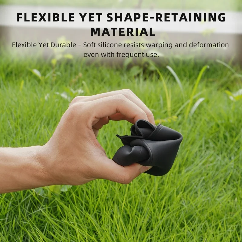 BRDRD Étui en silicone avec protection d'écran pour télécommande DJI RC Pro 2 - Noir