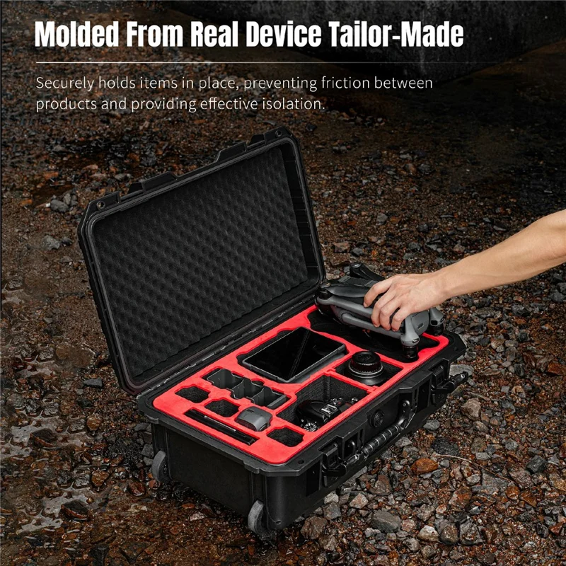 STARTRC Portable Trolley Case for DJI Mavic 4 Pro / Mavic 3 / Air 3 Travel Carrying Drone Kit Storage Waterproof Box