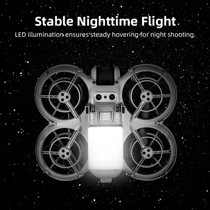 BRDRC For DJI Neo Drone Light Up Landing Gear LED Illumination Stability Enhancer