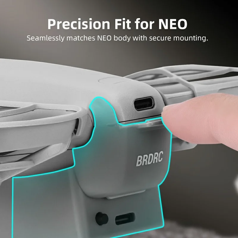 BRDRC For DJI Neo Drone Light Up Landing Gear LED Illumination Stability Enhancer