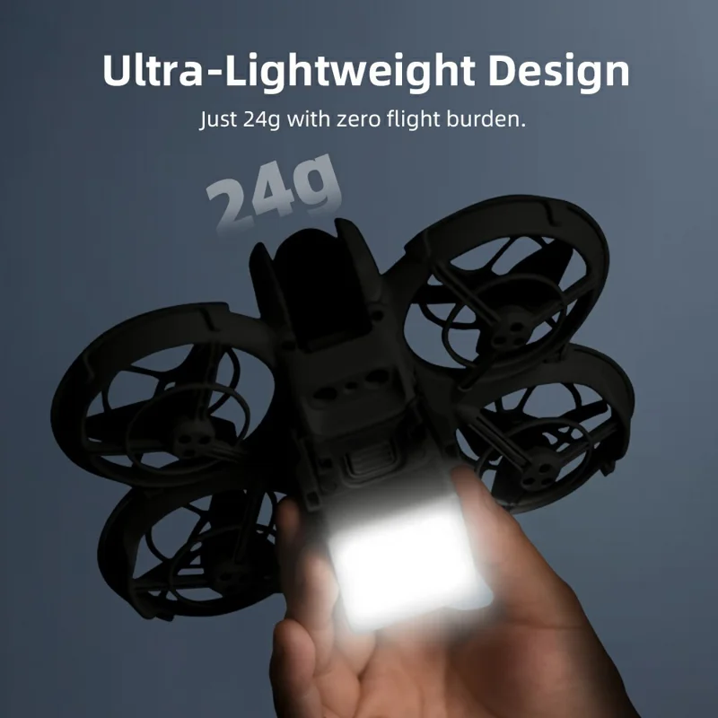BRDRC For DJI Neo Drone Light Up Landing Gear LED Illumination Stability Enhancer