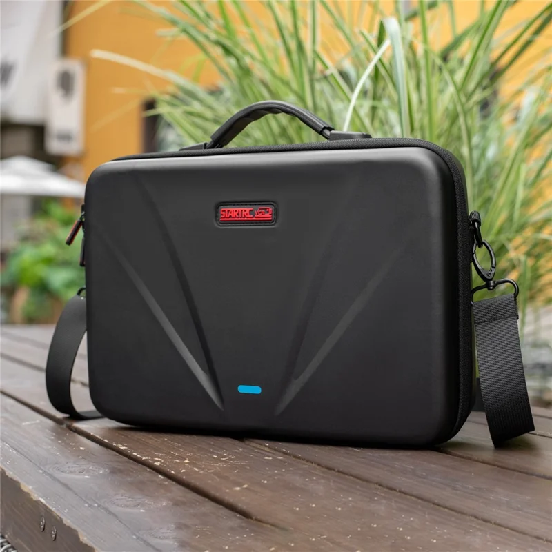 Bolsa de Armazenamento Portátil para Insta360 X5 com Zíper Duplo, à Prova de Choques, com Alça de Ombro e Alça