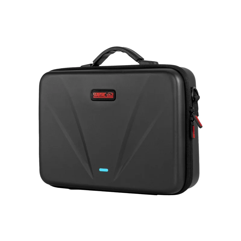 Bolsa de Armazenamento Portátil para Insta360 X5 com Zíper Duplo, à Prova de Choques, com Alça de Ombro e Alça