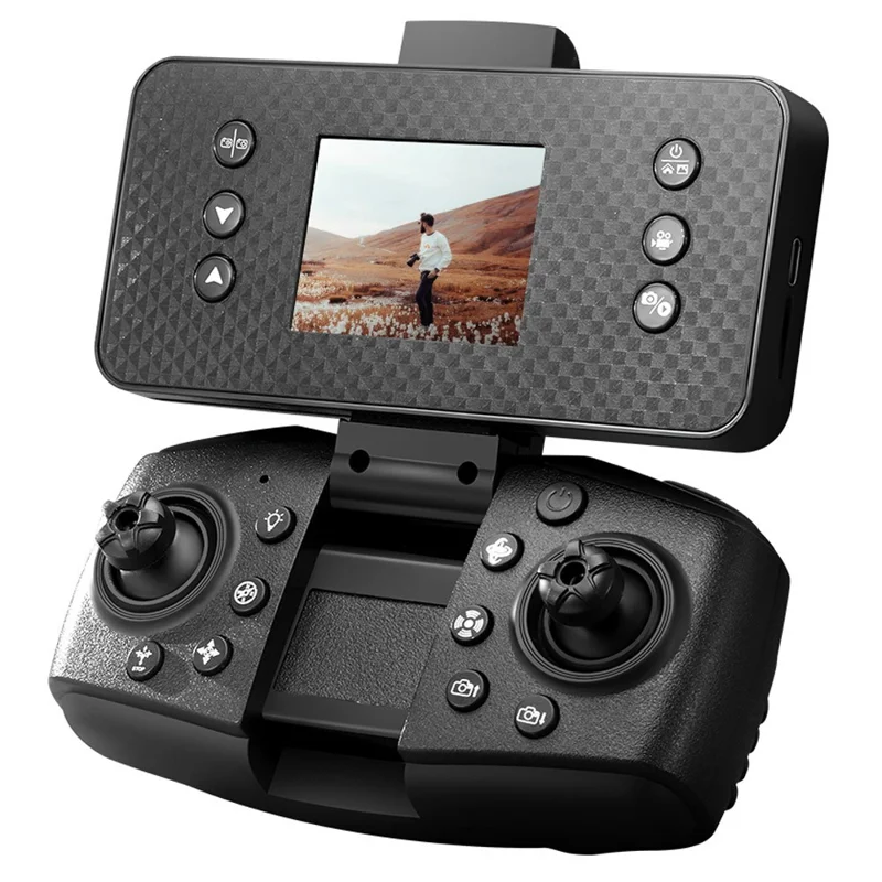 A22 Obstacle Avoidance Drone,1 Battery with 8GB Memory Card Detachable Screen Controller HD Camera Brushless Motor Quadcopter RC Aircraft