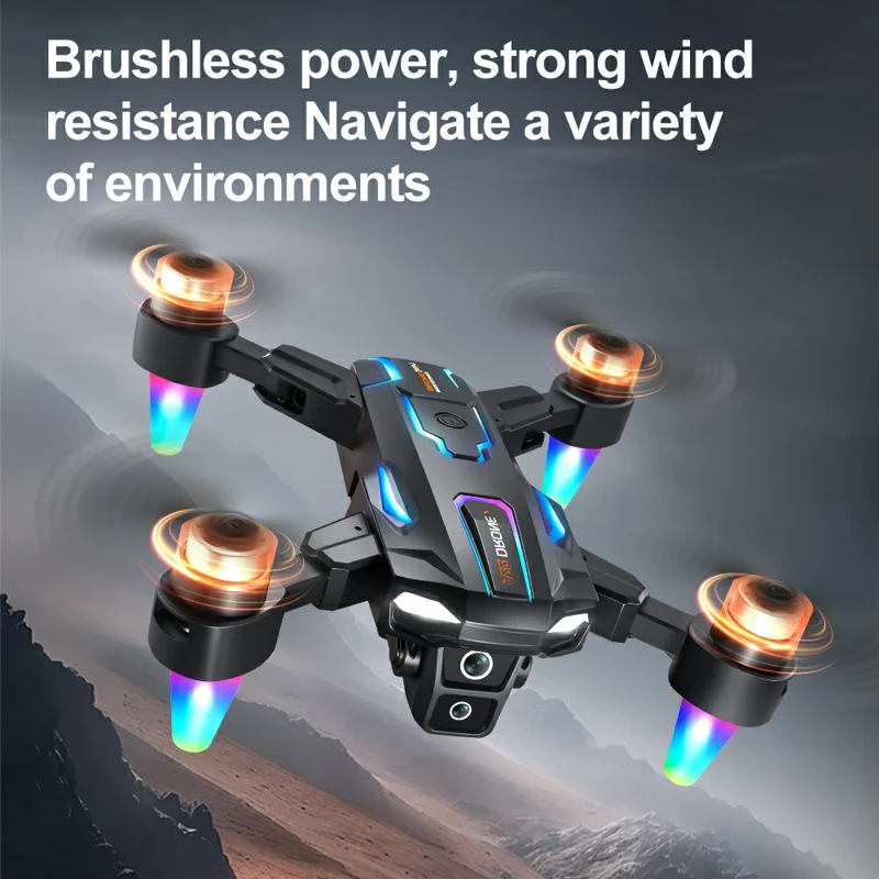 A22 Obstacle Avoidance Drone,3 Batteries with 8GB Memory Card Detachable Screen Controller HD Camera Brushless Motor Quadcopter RC Aircraft
