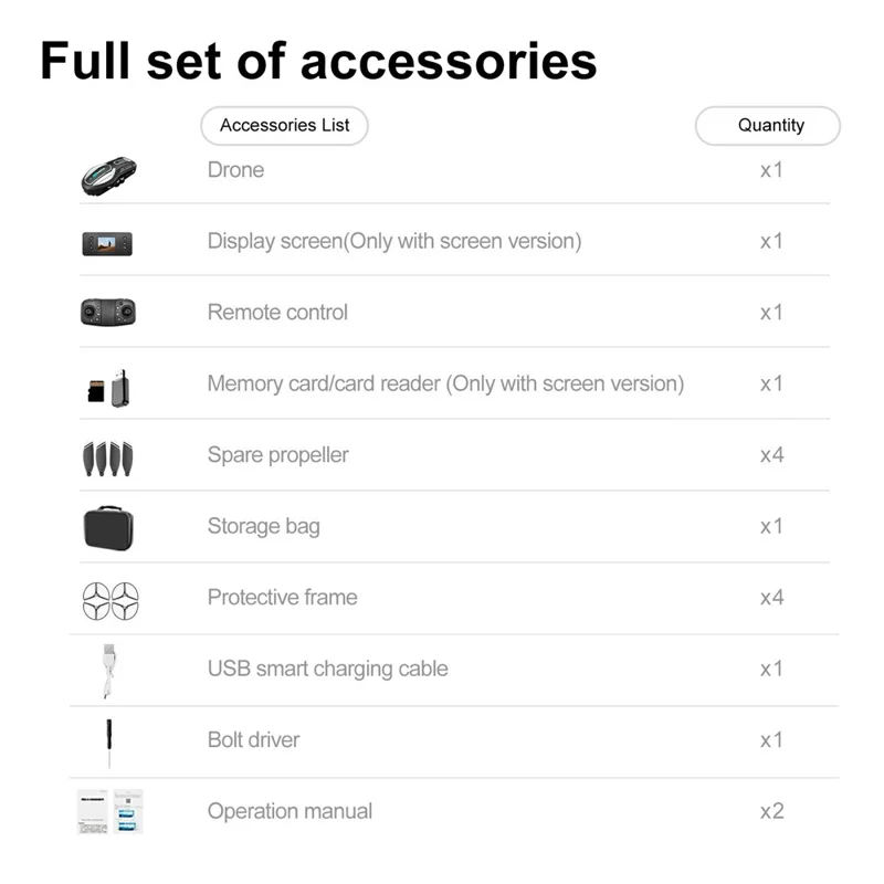 A118 Brushless Drone,1 Battery Optical Flow Obstacle Avoidance RC Quadcopter with 8GB Memory Card Detachable Screen Controller - Black