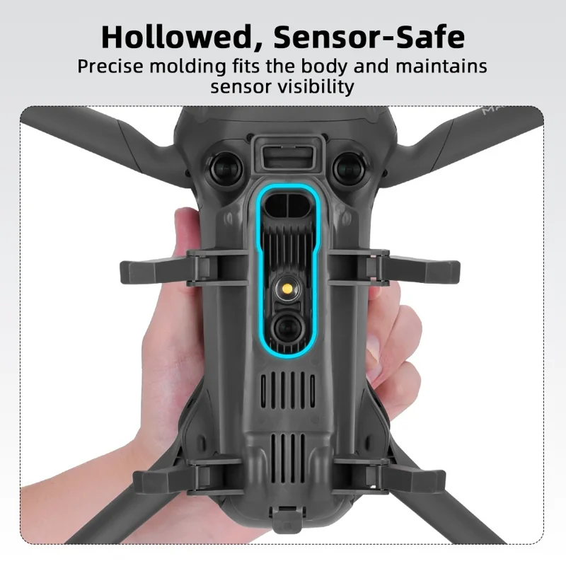 للمهبط من طراز الزلاجة لهبوط طائرة DJI مافيكي 4 برو، أرجل ممتدة بارتفاع 35 مم قابلة للطي