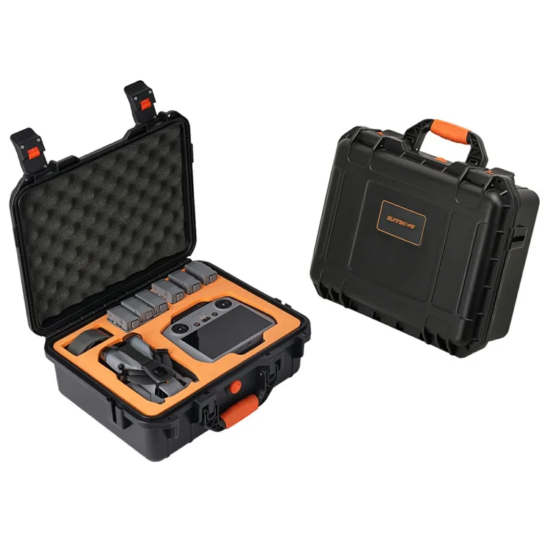 SUNNYLIFE AQX-24 For DJI Mini 5 Pro Waterproof Case Holds 7 Batteries Shockproof Drone Carrying Box