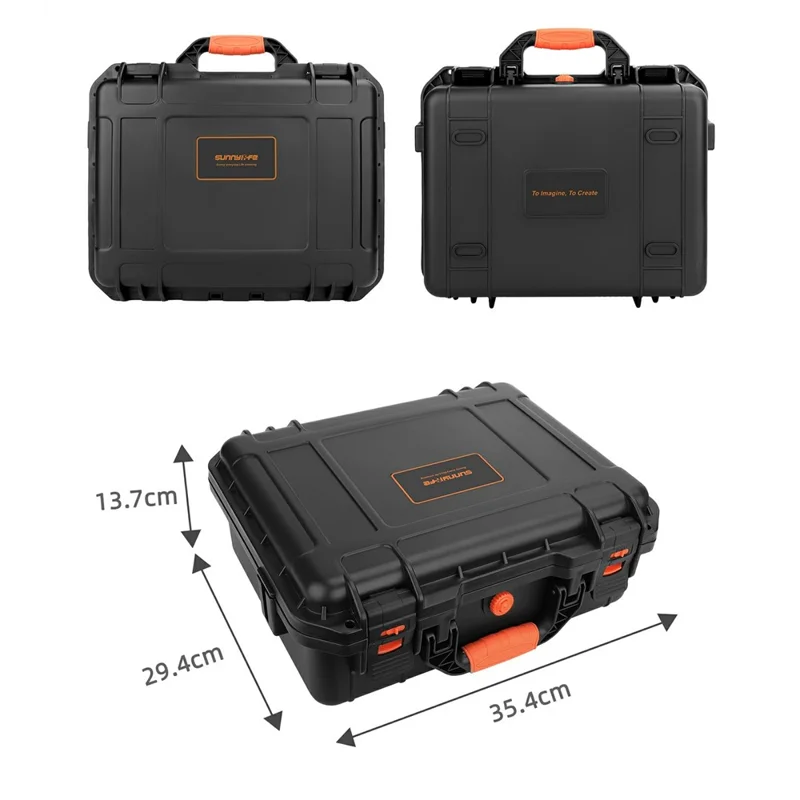 SUNNYLIFE AQX-24 For DJI Mini 5 Pro Waterproof Case Holds 7 Batteries Shockproof Drone Carrying Box