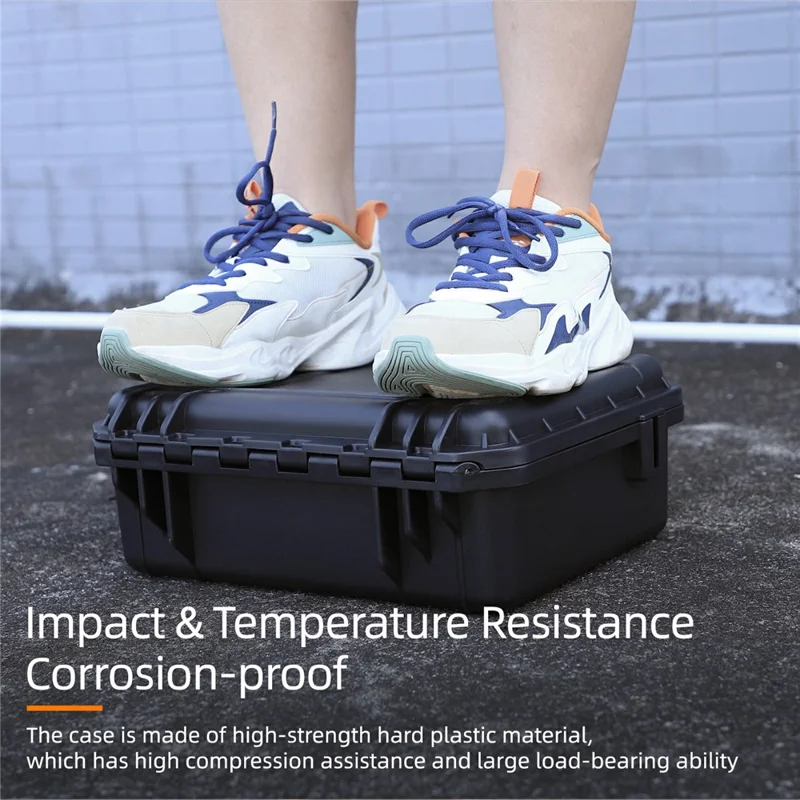 SUNNYLIFE AQX-24 For DJI Mini 5 Pro Waterproof Case Holds 7 Batteries Shockproof Drone Carrying Box