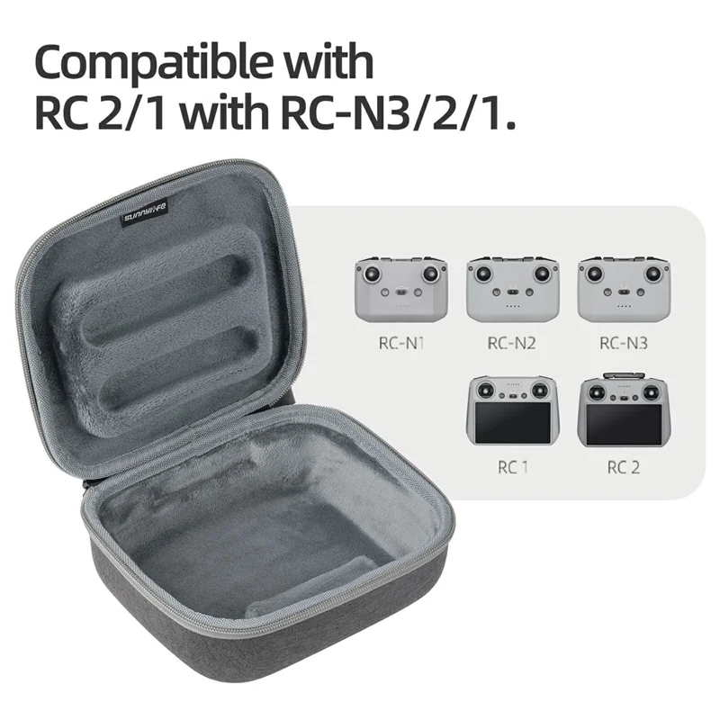 SUNNYLIFE B070 Anti Scratch Storage Bag for DJI RC 2 / 1 / RC-N3 / N2 / N1 Universal Remote Control Carrying Case