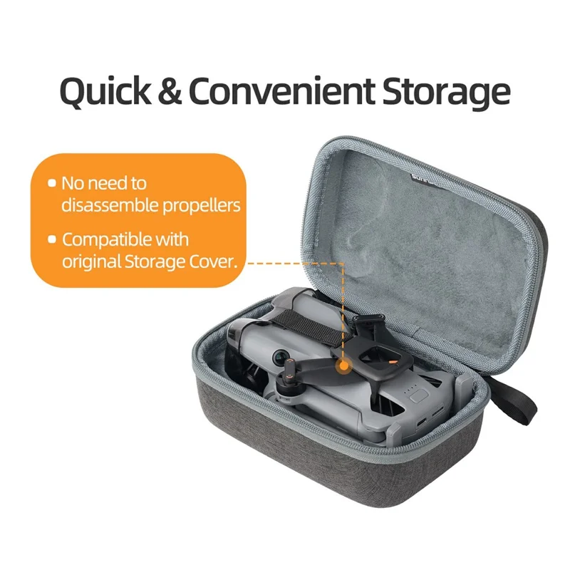 SUNNYLIFE N5P-B086 Voor DJI Mini 5 Pro Drone Behuizing Opbergdoos Krasbestendige Draagbare Reistas