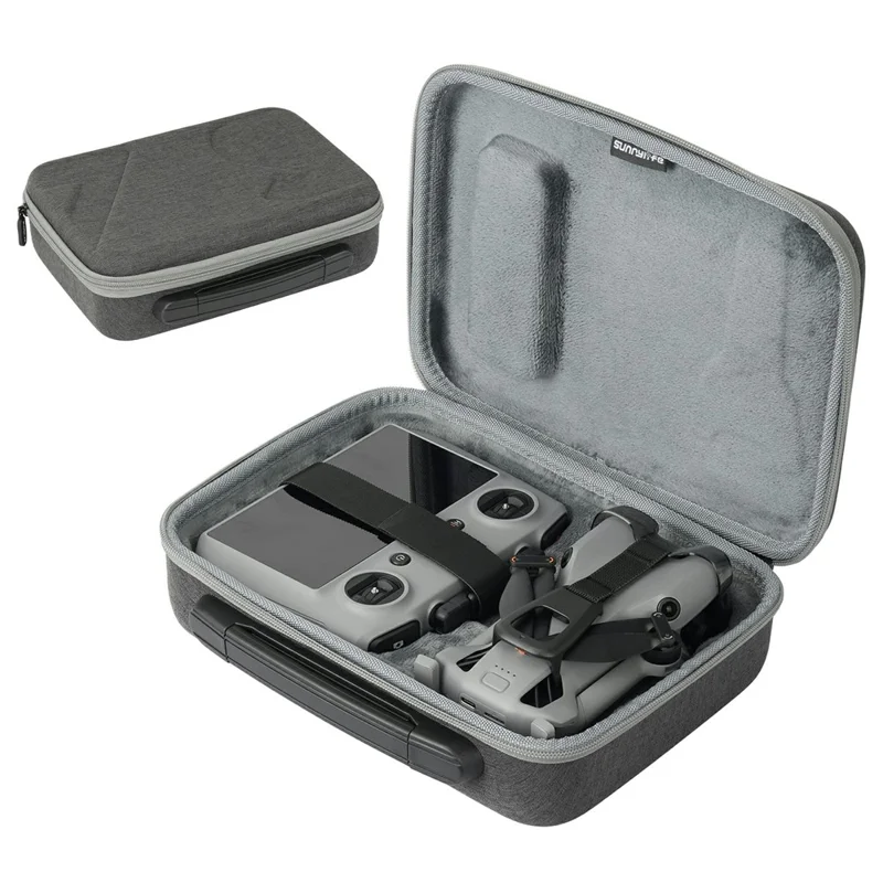SUNNYLIFE N5P-B087 För DJI Mini 5 Pro Skråmskyddad resväska för drone och fjärrkontroll, förvaringsväska