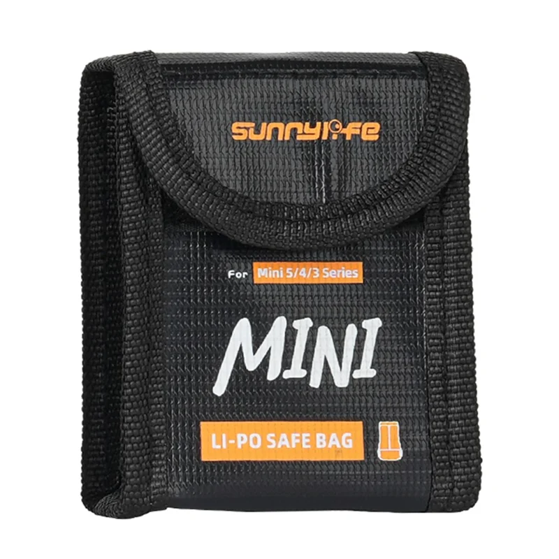 SUNNYLIFE N5P-DC083 Single Battery Safety Bag for DJI Mini 5 Pro / 4 Pro / 3 Pro / Mini 3 Battery Pouch Heat Resistant / Explosion Proof