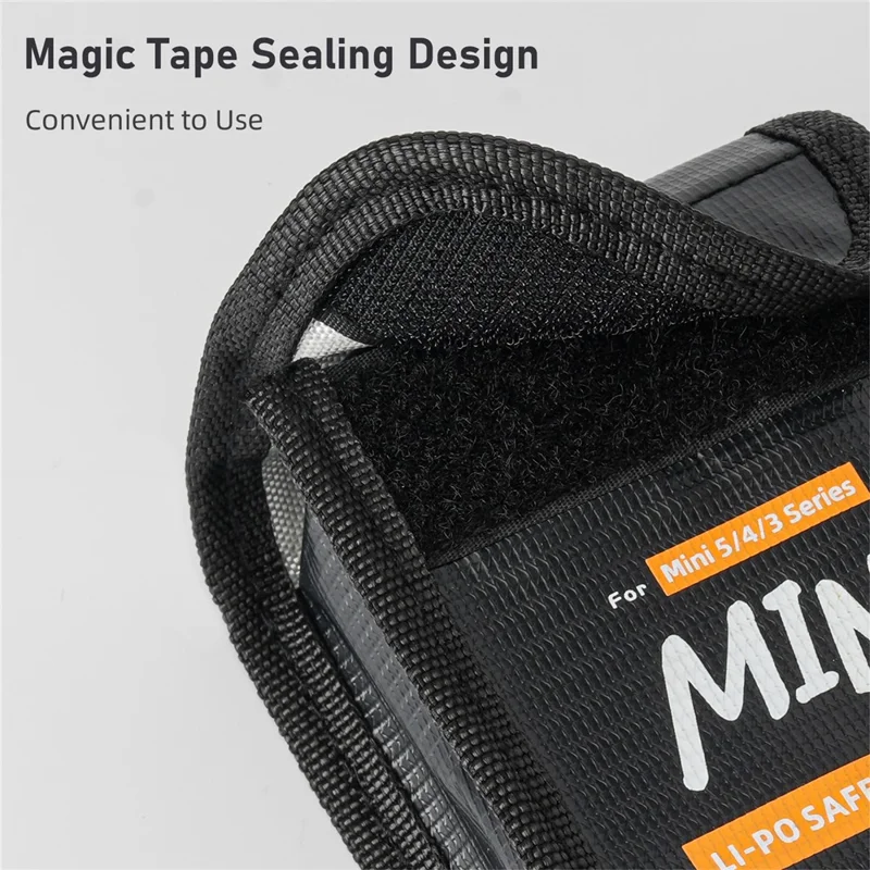 SUNNYLIFE N5P-DC083 Single Battery Safety Bag for DJI Mini 5 Pro / 4 Pro / 3 Pro / Mini 3 Battery Pouch Heat Resistant / Explosion Proof