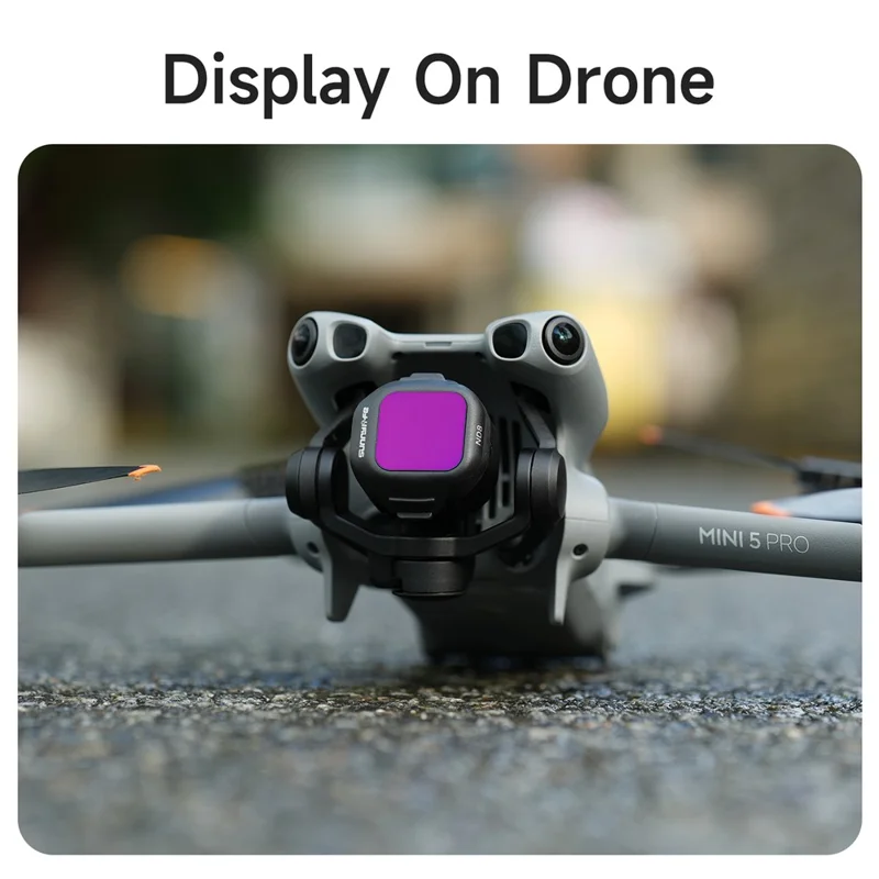 SUNNYLIFE N5P-FI096 4Pcs Filtr Set do kamery drona DJI Mini 5 Pro RC Filtry obiektywu ND8+ND16+ND32+ND64