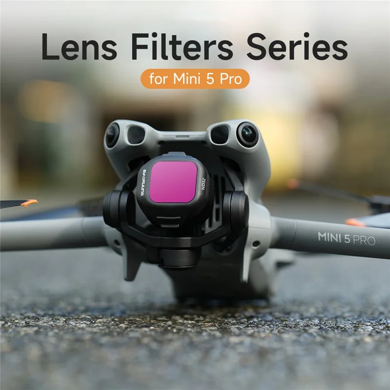 SUNNYLIFE N5P-FI098 4Pcs RC Drone Filter Set For DJI Mini 5 Pro Camera Lens Filters MCUV+CPL+ND32+ND64