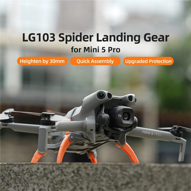 SUNNYLIFE N5P-LG103 Per DJI Mini 5 Pro Carrello d'atterraggio pieghevole Altezza aumentata Protezione Accessori per drone radiocomandato - Bicolore