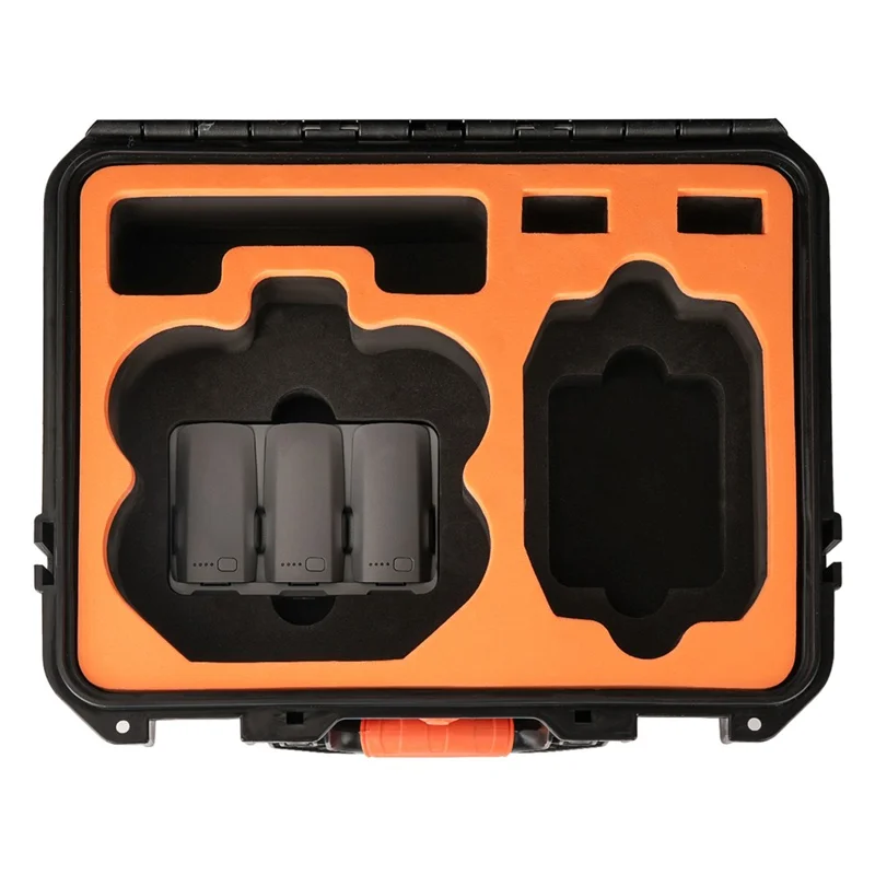 SUNNYLIFE AQX-26 med plads til 6 batterier, transporttaske til DJI Neo 2, sikkerhedstaske til RC-dronestyring, vandtæt opbevaringskasse