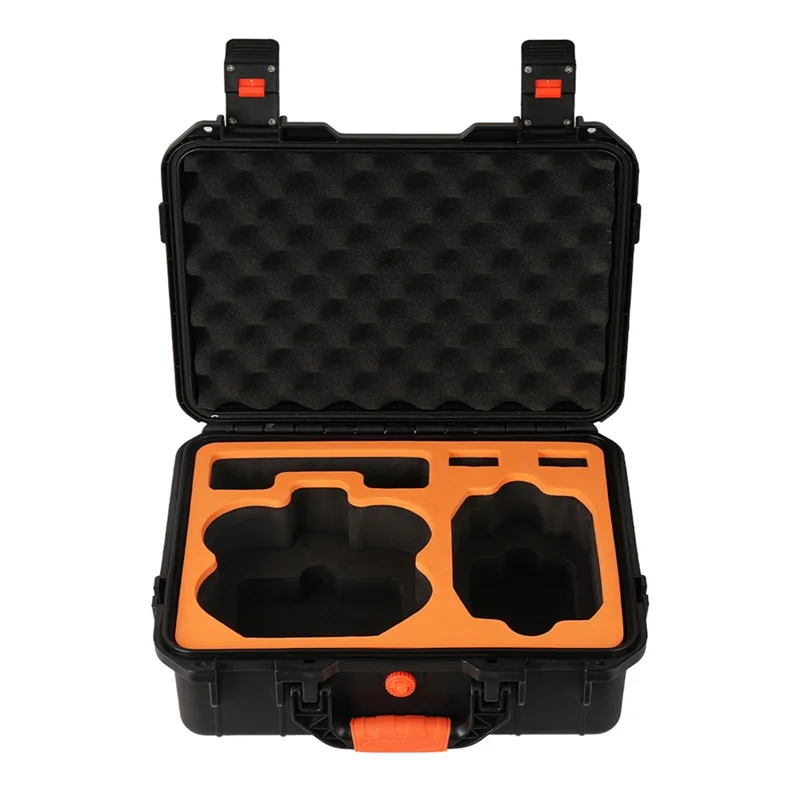 SUNNYLIFE AQX-26 med plads til 6 batterier, transporttaske til DJI Neo 2, sikkerhedstaske til RC-dronestyring, vandtæt opbevaringskasse