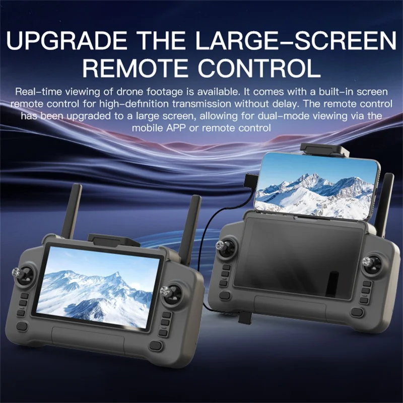SG603MAX 5,5 tommer fjernstyret drone med touchskærm 3-akset kardangiv 1080P HD kamera GPS-positioneringsdrone