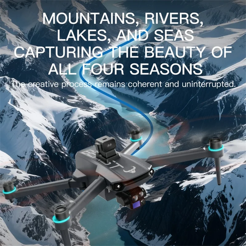 SG603MAX 5,5 tommer fjernstyret drone med touchskærm 3-akset kardangiv 1080P HD kamera GPS-positioneringsdrone