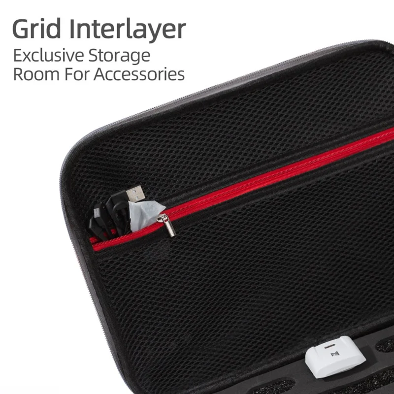 Bolsa de almacenamiento para dron DJI Mini 5 Pro con correa de hombro, estuche portátil resistente al impacto EVA - Gris