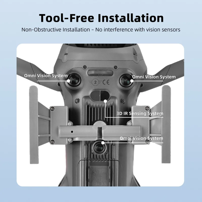 Sistema di consegna aerea BRDRC per DJI Mavic 4 Pro, dispositivo di rilascio del carico utile per trasporto, lancio e consegna