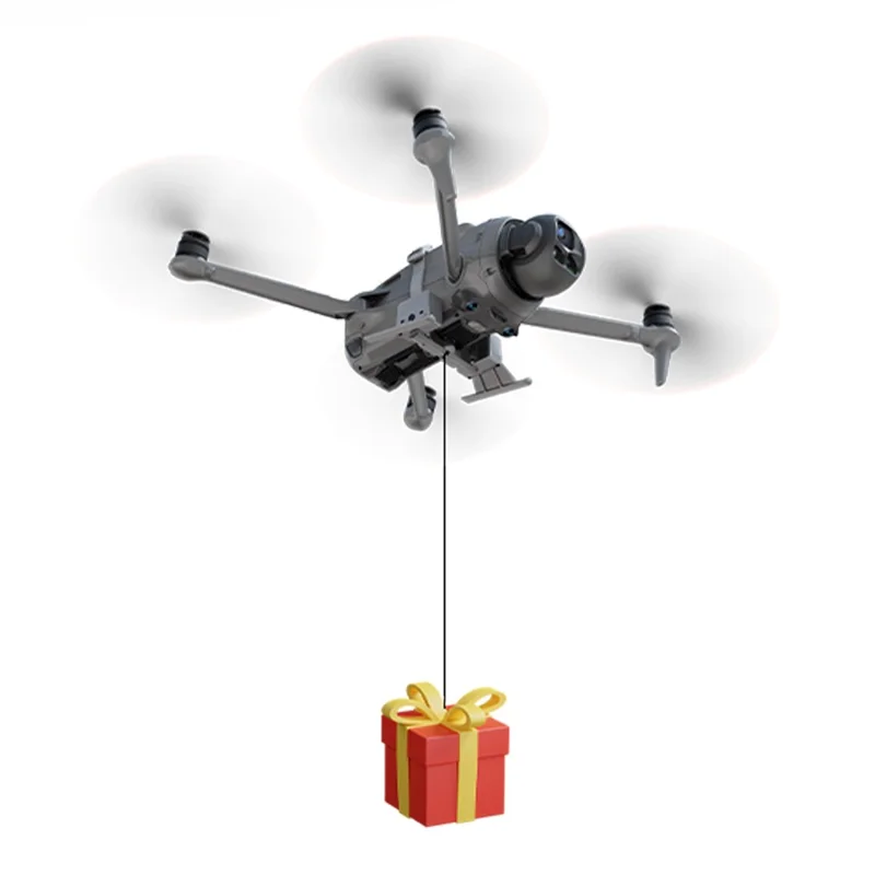 Sistema di consegna aerea BRDRC per DJI Mavic 4 Pro, dispositivo di rilascio del carico utile per trasporto, lancio e consegna