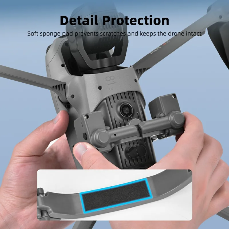 BRDRC For DJI Air 3S / Air 3 Drone Payload Thrower One Key Drop Long Distance Delivery Airdrop System