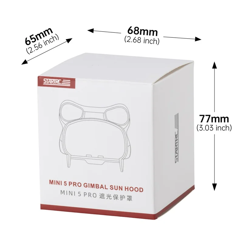 STARTRC Per DJI Mini 5 Pro Paraluce Protezione Antiriflesso Coperchio Gimbal Accessori per Drone