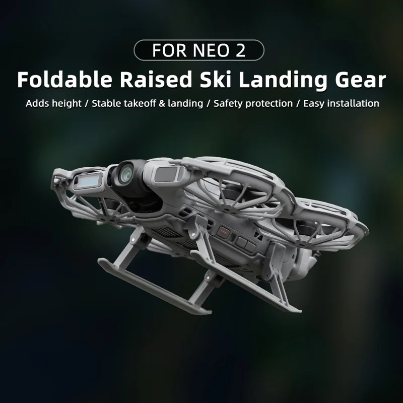 BRDRC til DJI Neo 2 foldbart forhøjet landingsstel, højdeforøgende benholder, dronedertilbehør
